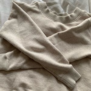 Cozy crew neck sweatshirt